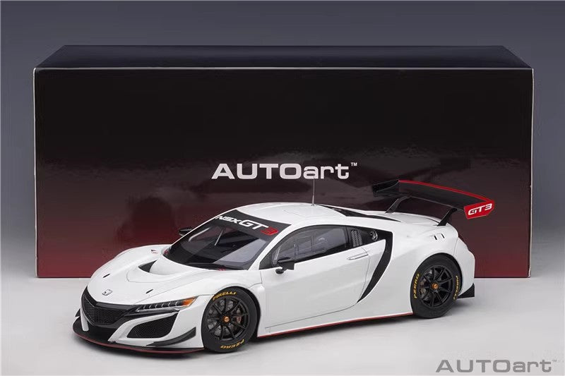 AUTOart Honda NSX GT3 (2018) – 1:18 Scale Model&nbsp; (Sealed Body, Steering Function Display Edition)