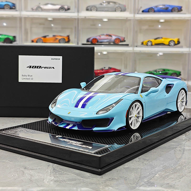 Dino Model 1:18 Ferrari 488 Pista Resin (Fully Open) Model