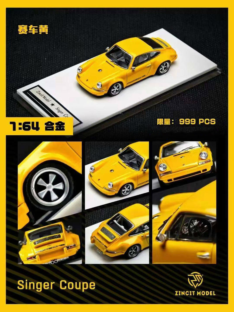 Zincit Model 1:64 Porsche 911 Singer Coupe DLS Alloy Model