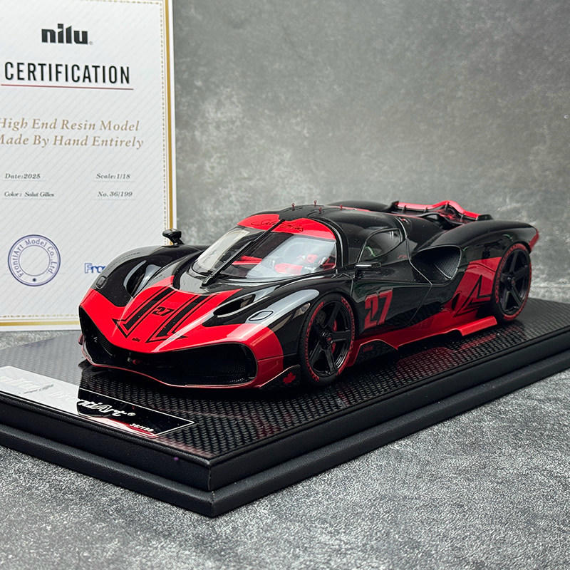 Frontiart FA Nilu27 White 1:18 Limited Resin Model Car