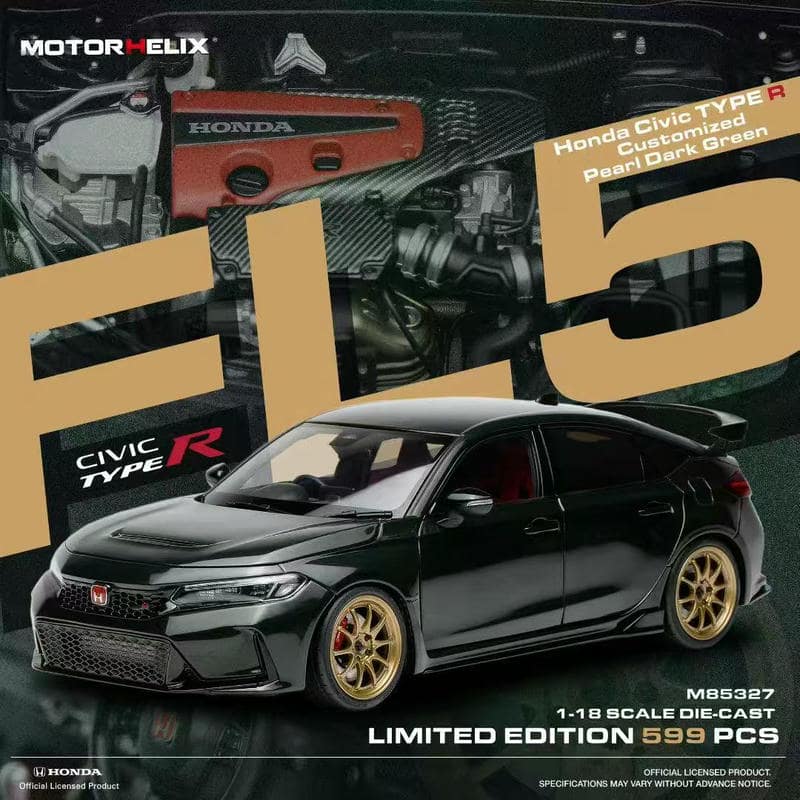 MH 1:18 Honda Civic Type R (FL5) Customized – Alloy Diecast Collectible Model