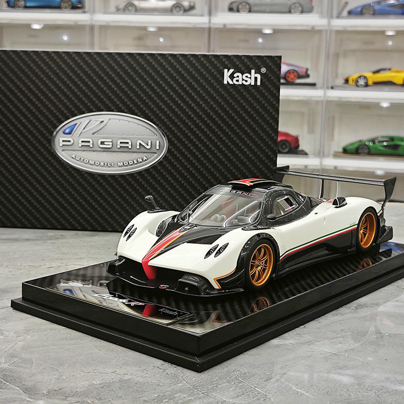 Kash Model Pagani Zonda 1:18 Resin Model Car – Warm Pearl White
