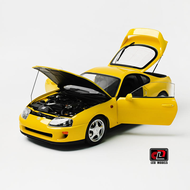 LCD 1:18 Toyota Supra A80 Alloy Model