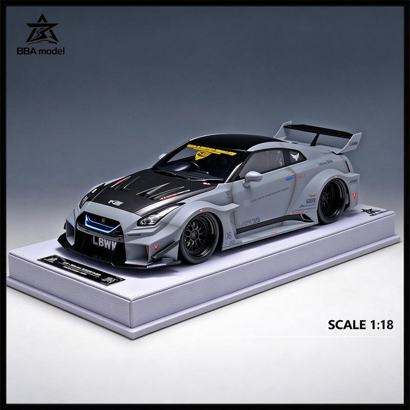BBA Nissan GT-R 35GT-RR 1:18 Resin Model Car