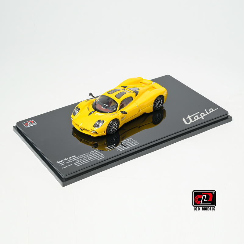 LCD Pagani Utopia 1:43 Diecast Model Car