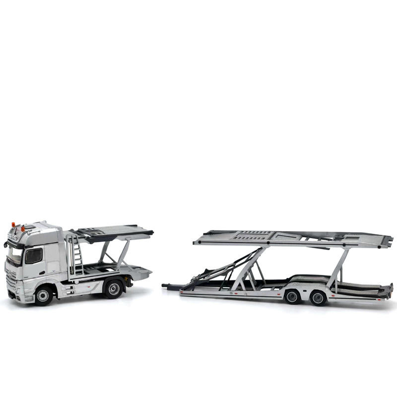 Mercedes-Benz Actros Double-Decker Car Transport Trailer 1:64 Diecast Model