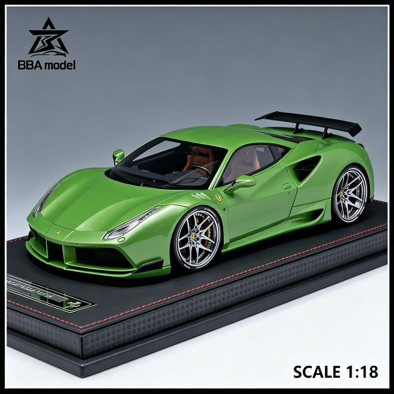BBA Ferrari 488 GTB Novitec 1:18 Resin Model Car