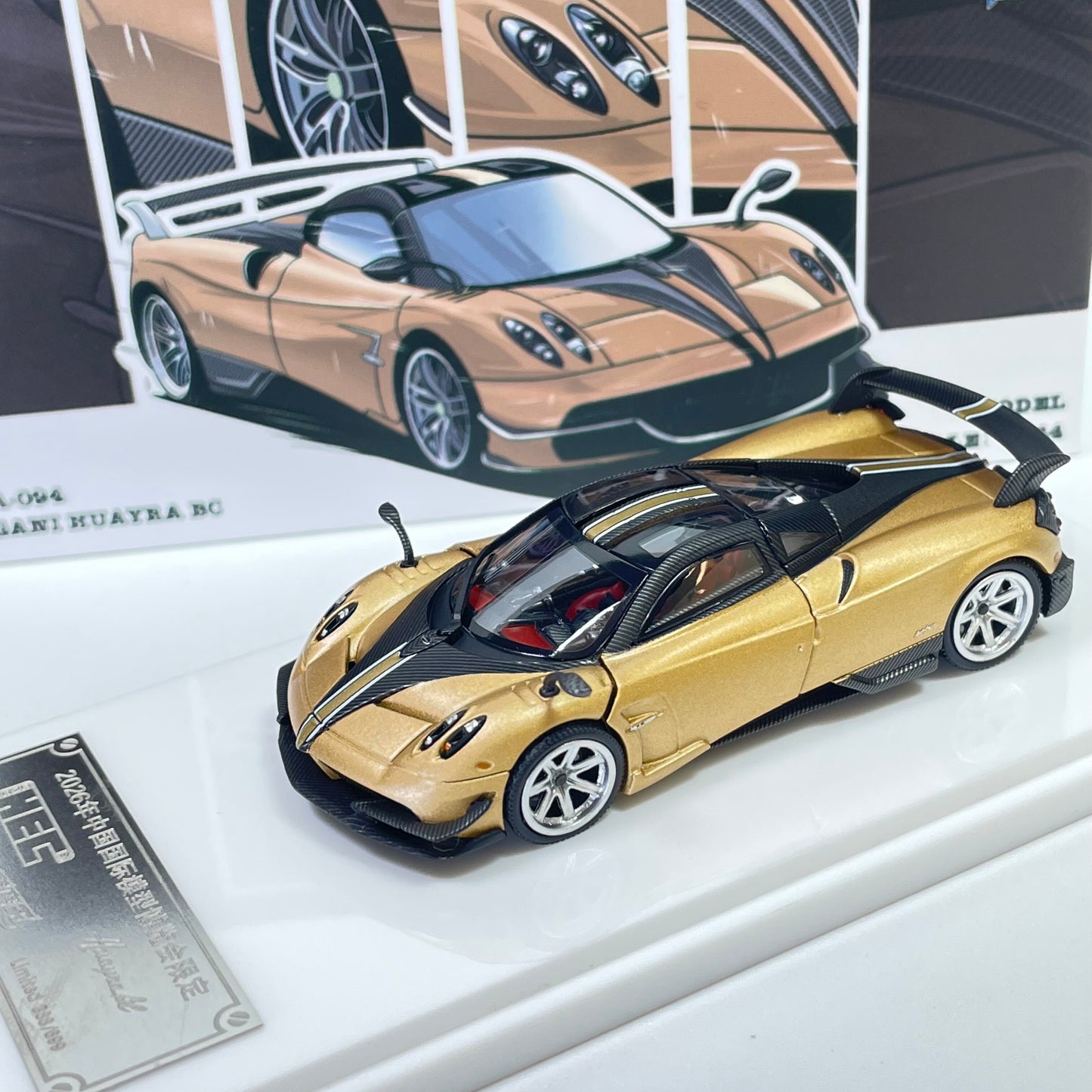 Car King HEC2026 Exhibition Limited Edition 1:64 Diecast Model Collection – Gold