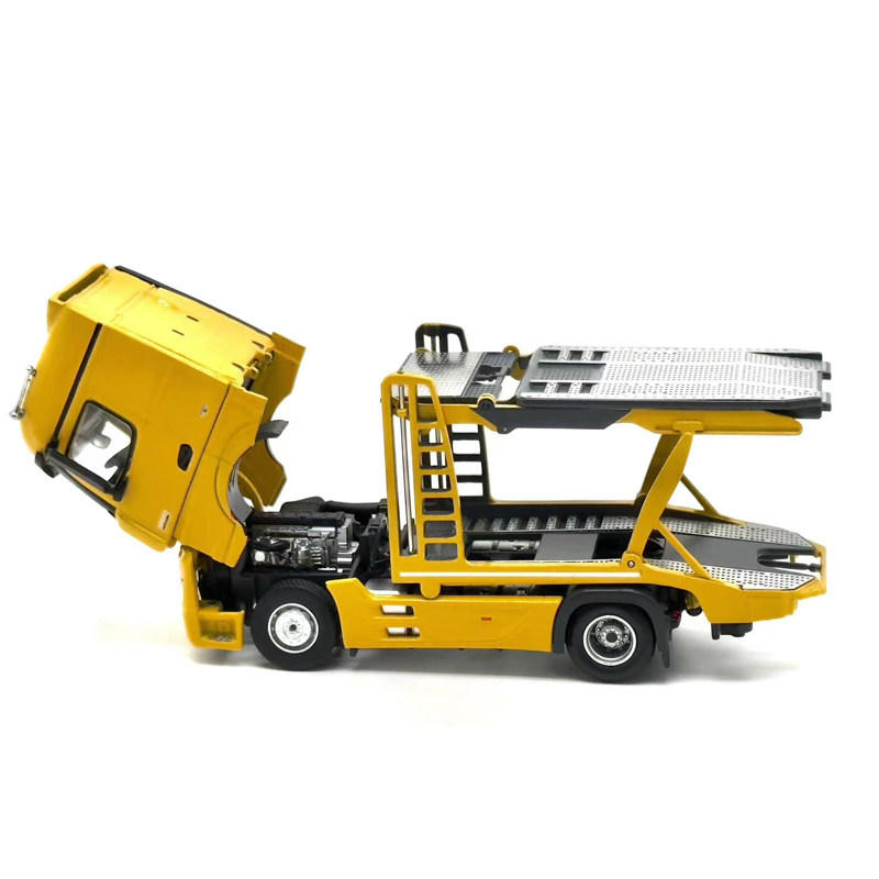 Mercedes-Benz Actros Double-Decker Car Transport Trailer 1:64 Diecast Model