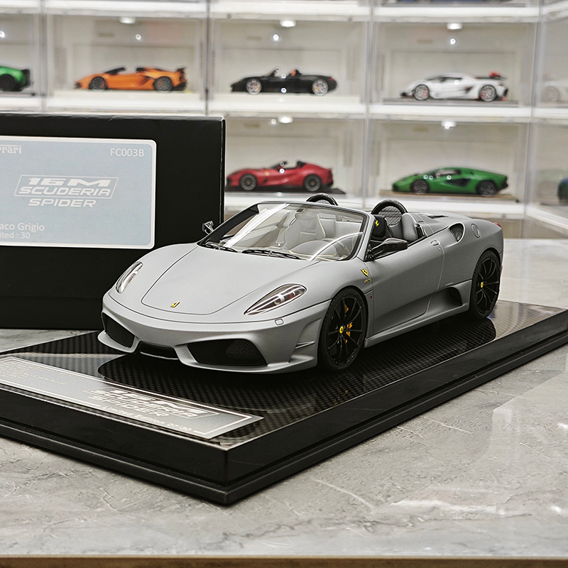 DM 1:18 Ferrari F430 Scuderia Spider 16M Limited Edition Resin Model – V8 Supercar