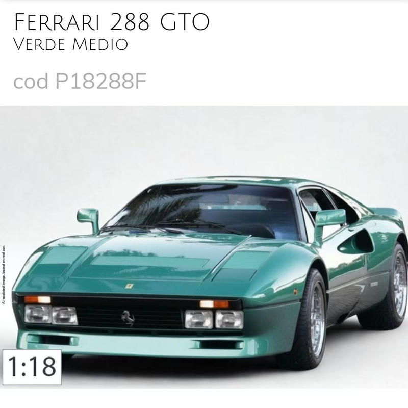 BBR 1:18 Ferrari 288 GTO Resin Model
