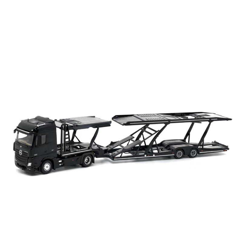 Mercedes-Benz Actros Double-Decker Car Transport Trailer 1:64 Diecast Model