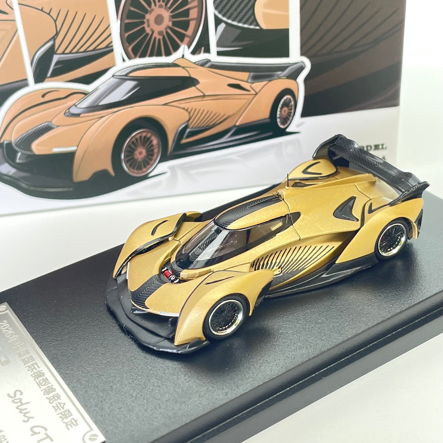 Car King HEC2026 Exhibition Limited Edition 1:64 Diecast Model Collection – Gold