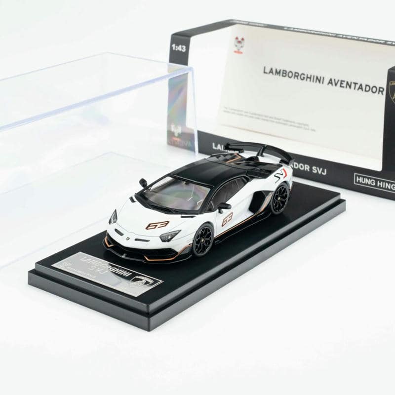 HH 1:43 Lamborghini Revuelto SVJ SCV12 Diecast Model Car – Alloy Supercar Collector Edition