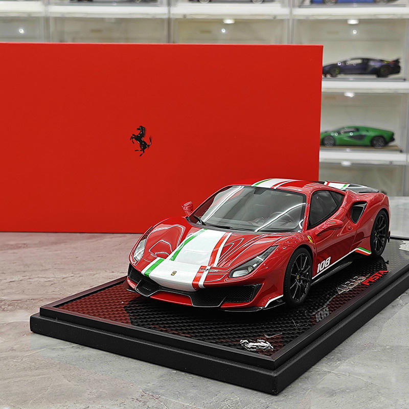 BBR 1:18 Ferrari 488 Pista Spider Hardtop Resin Model