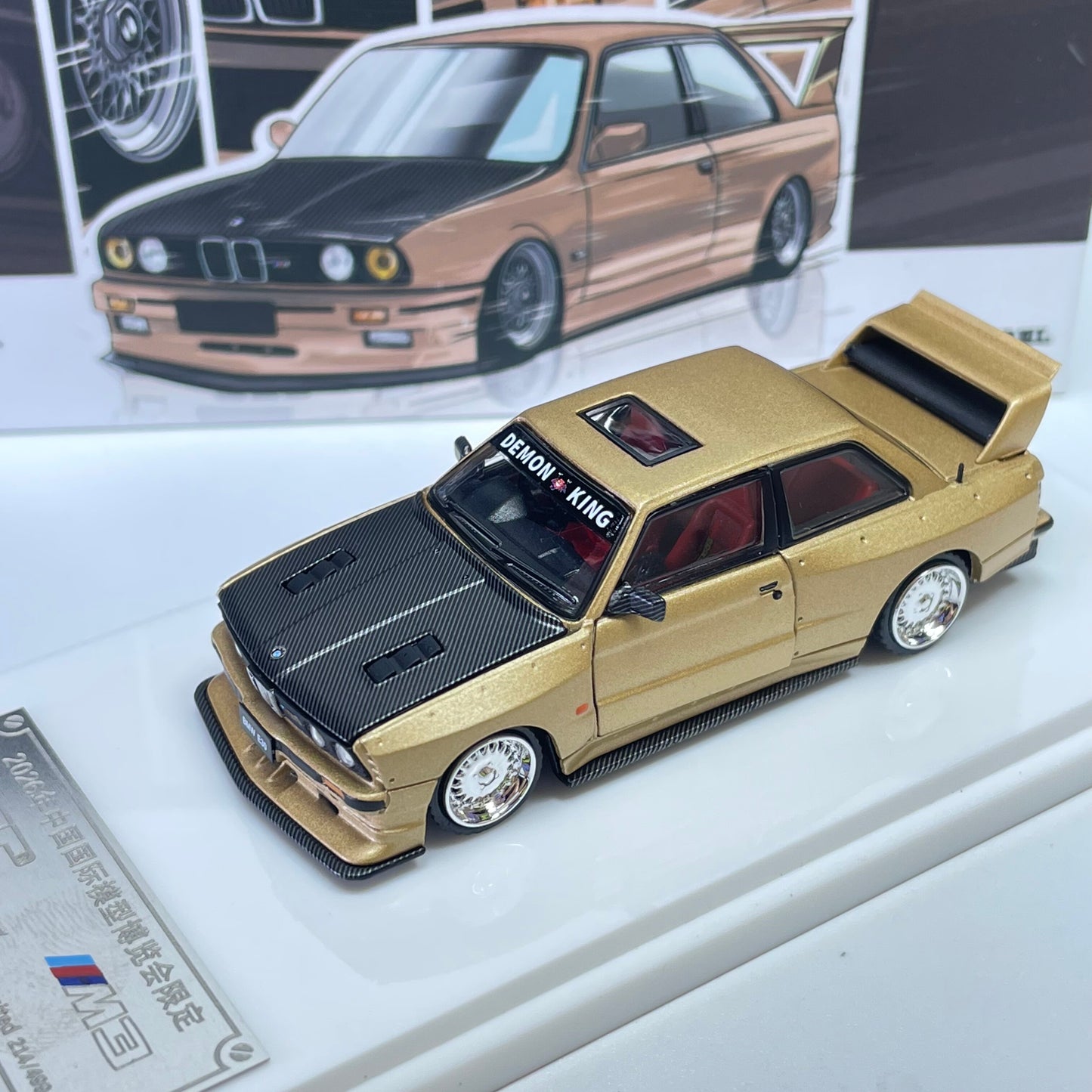 Car King HEC2026 Exhibition Limited Edition 1:64 Diecast Model Collection – Gold