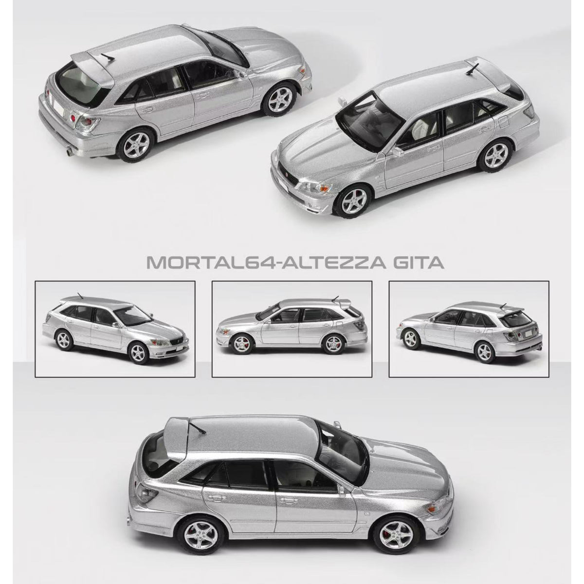 Mortal HEC Show Exclusive 1:64 Toyota Altezza IS200 “Bite Shark” Diecast Model Car – JDM Collector