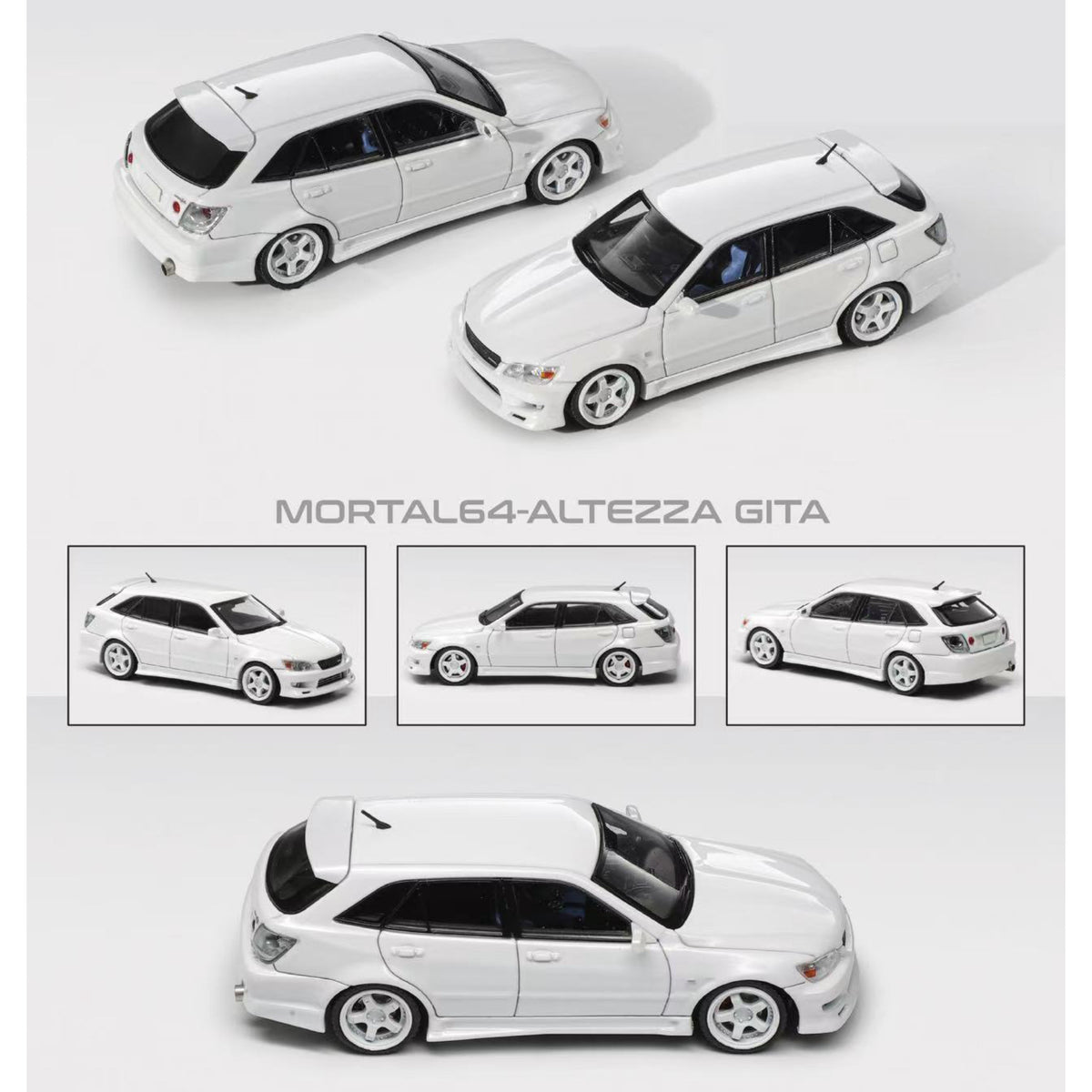 Mortal HEC Show Exclusive 1:64 Toyota Altezza IS200 “Bite Shark” Diecast Model Car – JDM Collector