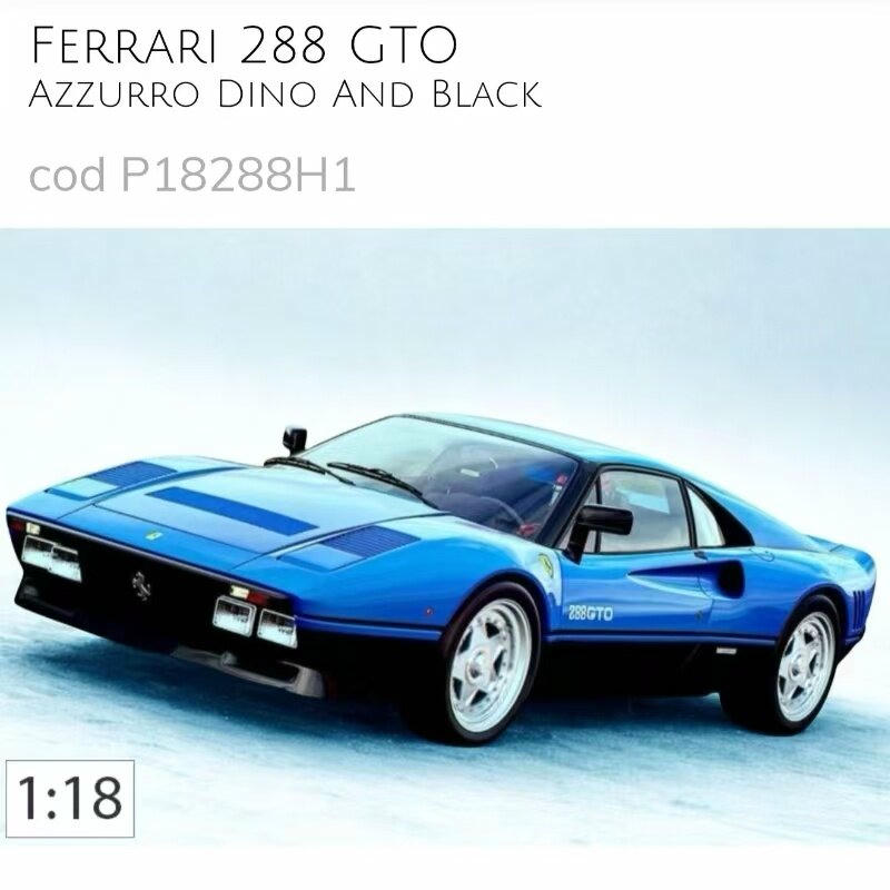 BBRモデル FERRARI 288 GTO BBR 1:18 Ferrari 288 GTO Resin Model – YX car model