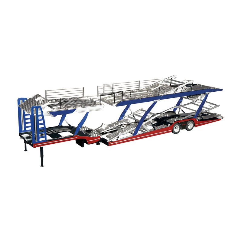 1:18 Double-decker car transport trailer
