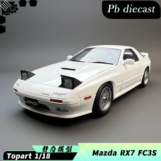 Topart 1:18 Mazda RX-7 FC3S Diecast Car