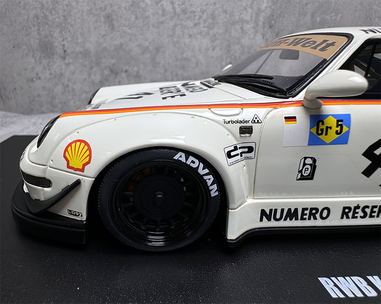 1/18 Porsche 911 964 RWB tuning car GT SPIRIT OSHO racing car simulation car models