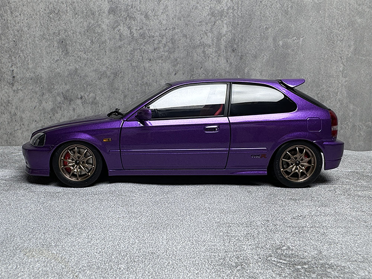 MH Civic TypeR EK9 Simulation Legierung Metall Auto Modell Sammlung 1 18