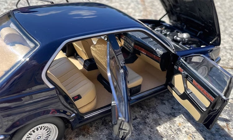 1: 18 MINICHAMPS 730I (E32) 1986 года, легкосплавная автомобильная модель 7 серии