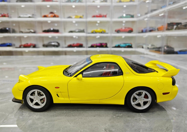 Polar Master Mazda RX7 Limited Edition Simulation Automodell aus Metalllegierung mit Motor im Maßstab 1:18