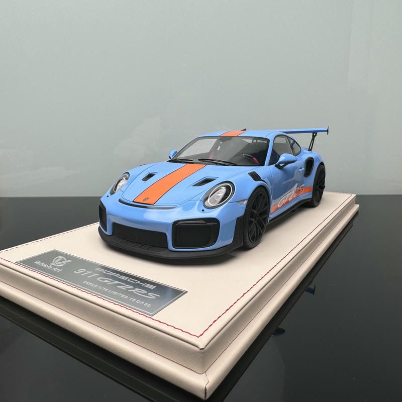 Vehicle Art 1/18 Porsche 911 GT2RS Weissach Package Simulation Car Model