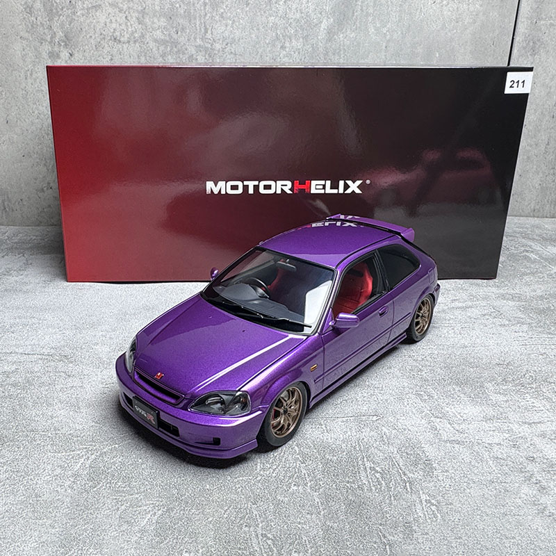 MH Civic TypeR EK9 Simulation Legierung Metall Auto Modell Sammlung 1 18