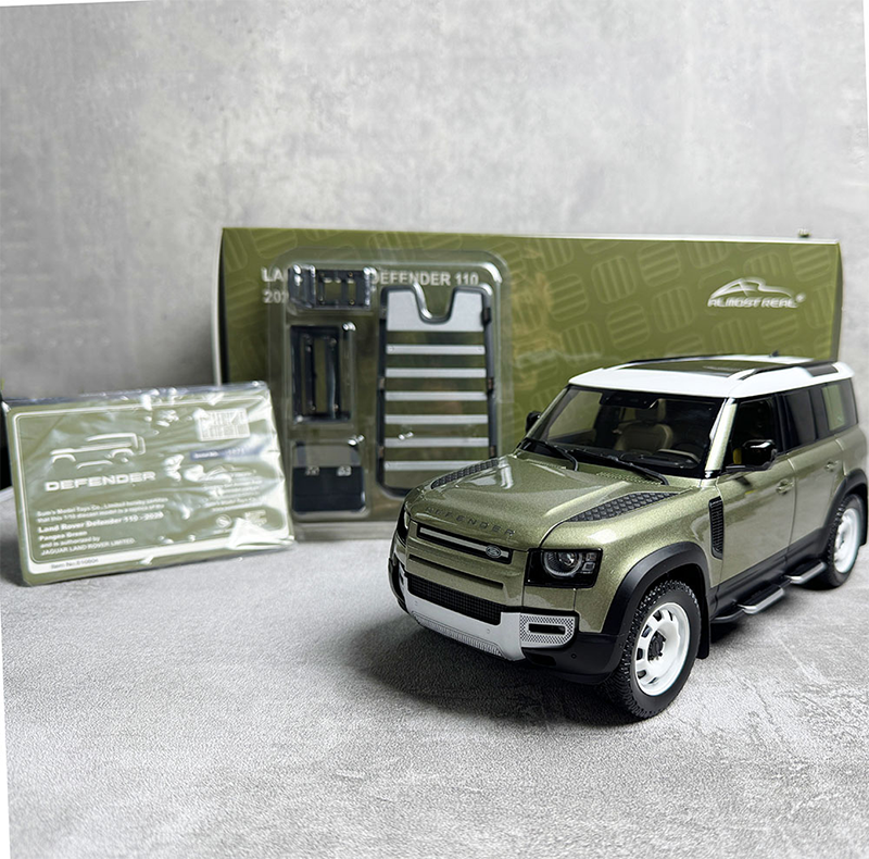 Almost Real 1:18 New Land Rover Defender 110 Kit 2020 Alloy Car Model Premium Collectibles, Souvenirs, Gifts