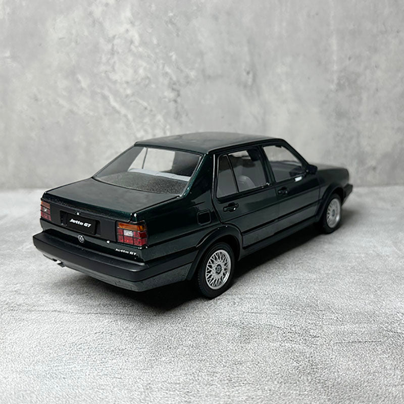 Оригинальная заводская модель автомобиля Jetta 1:18, старая модель автомобиля с квадратной лампой, имитация литого сплава, коллекционное украшение для взрослых