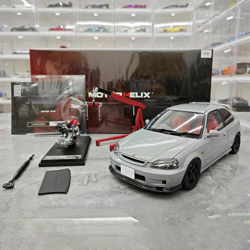 MH Civic TypeR EK9 Simulation Legierung Metall Auto Modell Sammlung 1 18